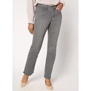 NYDJ Ellison High Rise Straight Leg Jean Cool Embrace Destiny Womens Size 14P